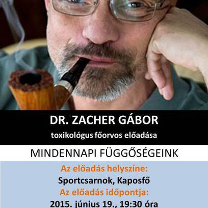 Dr. Zacher Gábor előadása